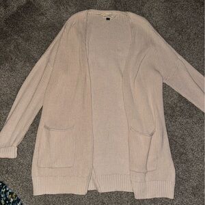 Women's Cream Cardigan Sweater
